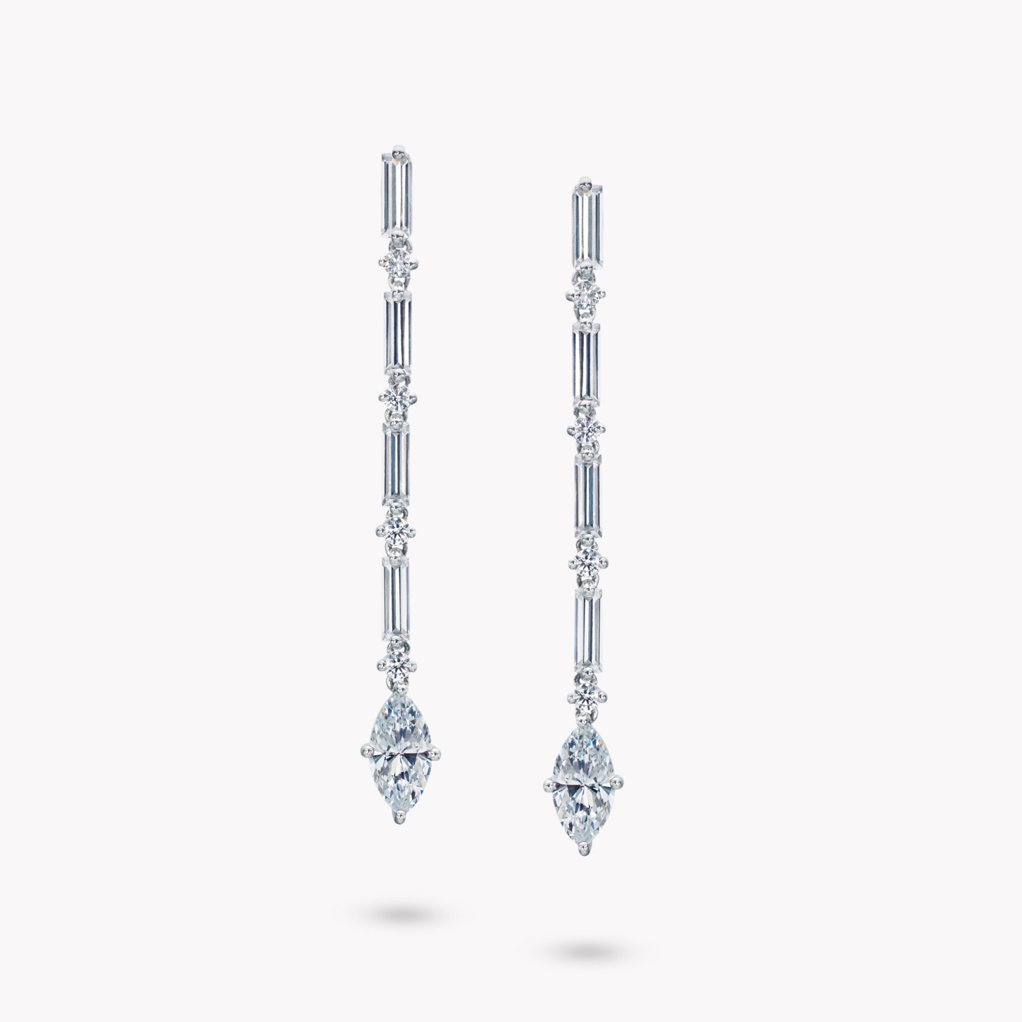 Linear Drop Earrings