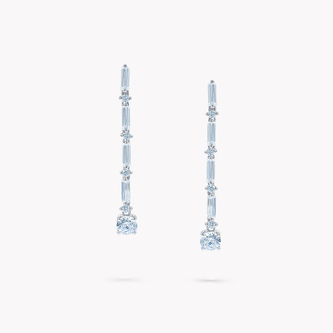 Linear Drop Earrings