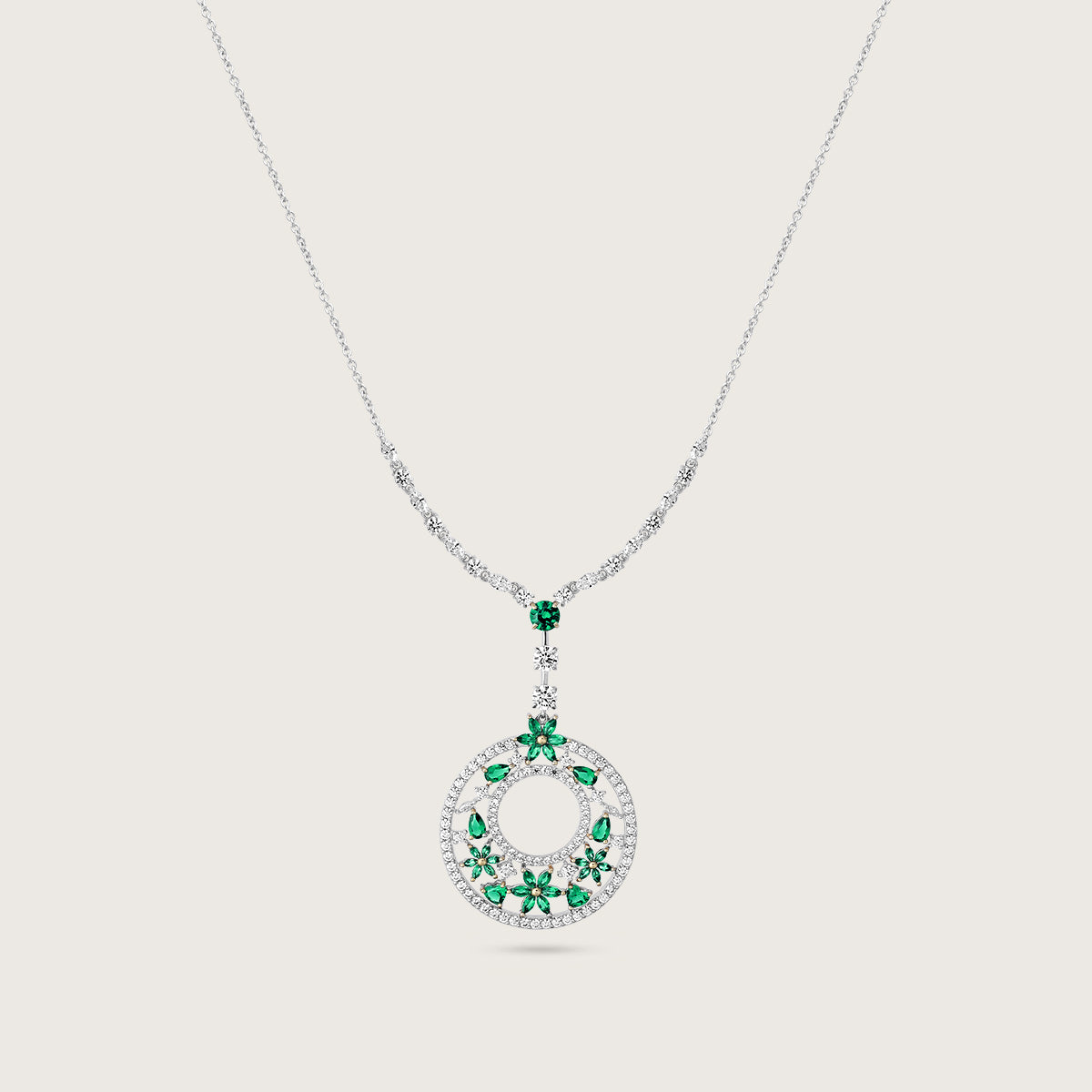 Emerald Orbit Pendant