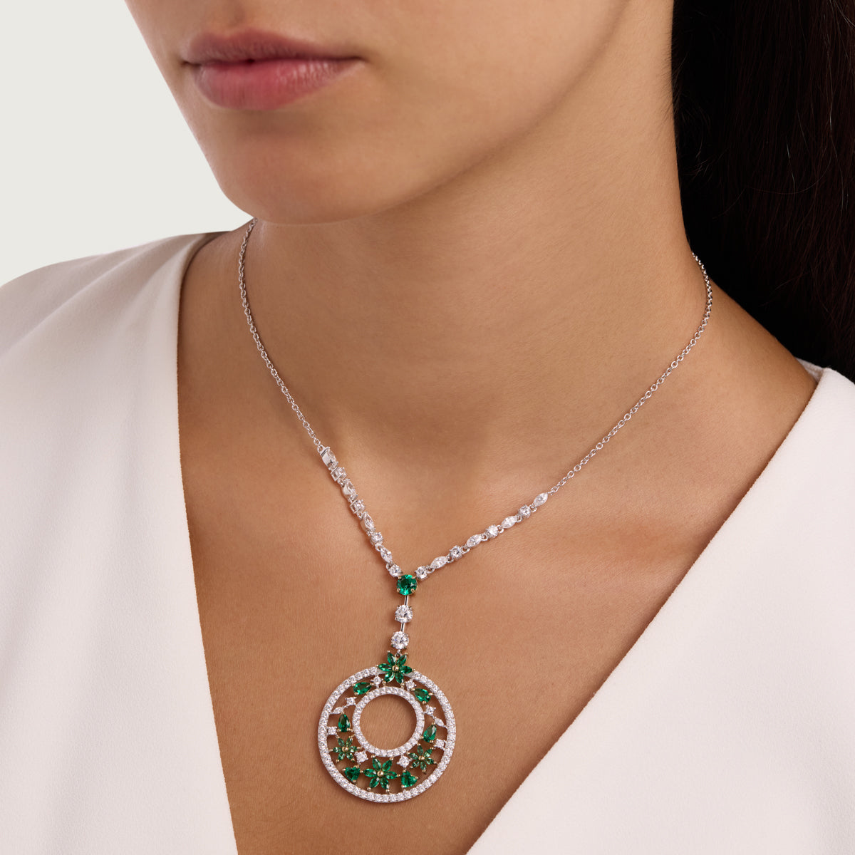 Emerald Orbit Pendant
