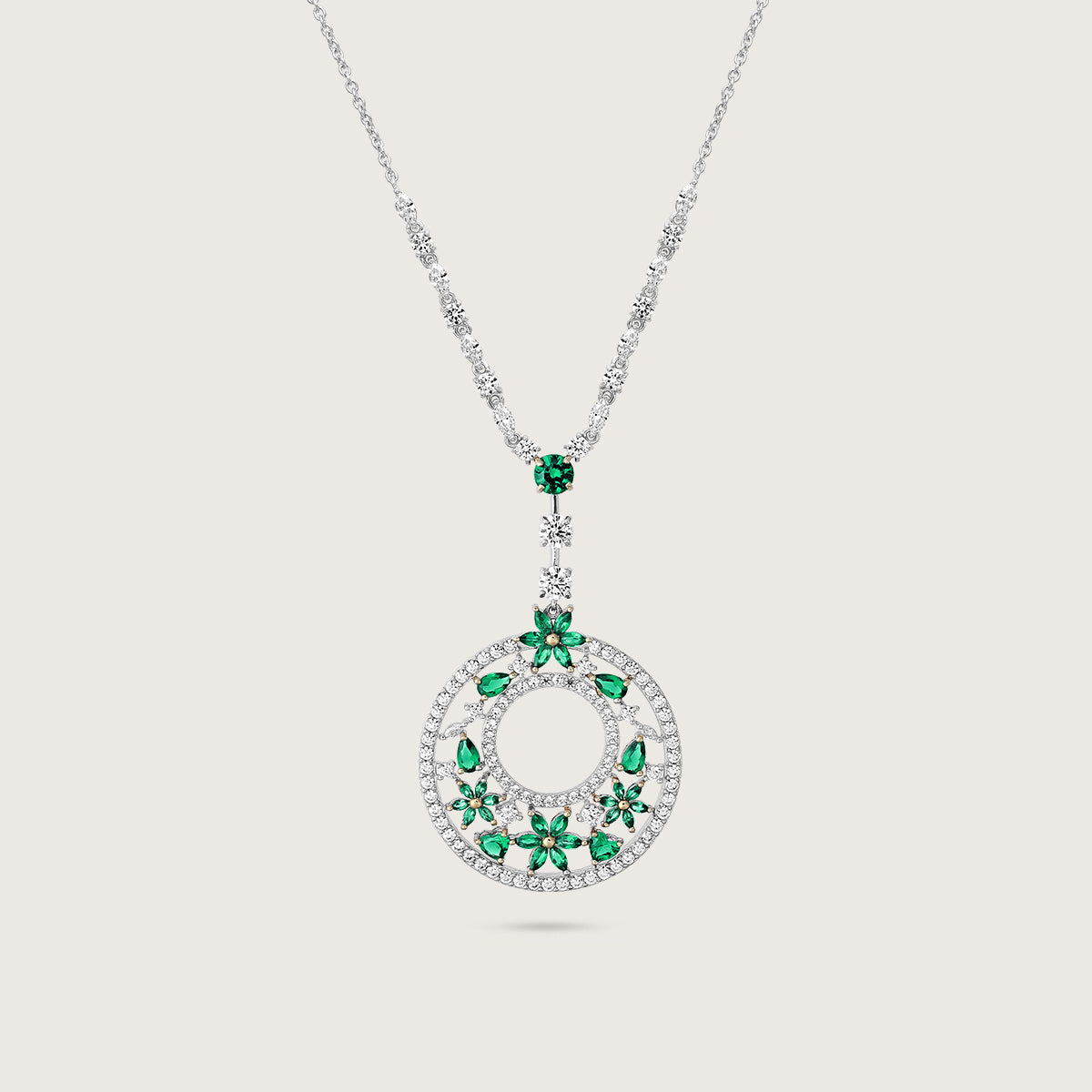 Emerald Orbit Pendant