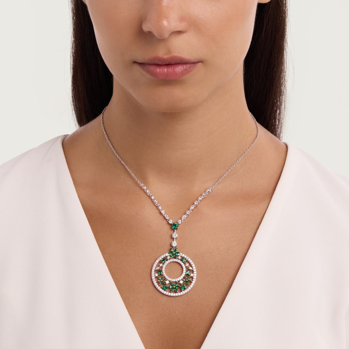 Emerald Orbit Pendant