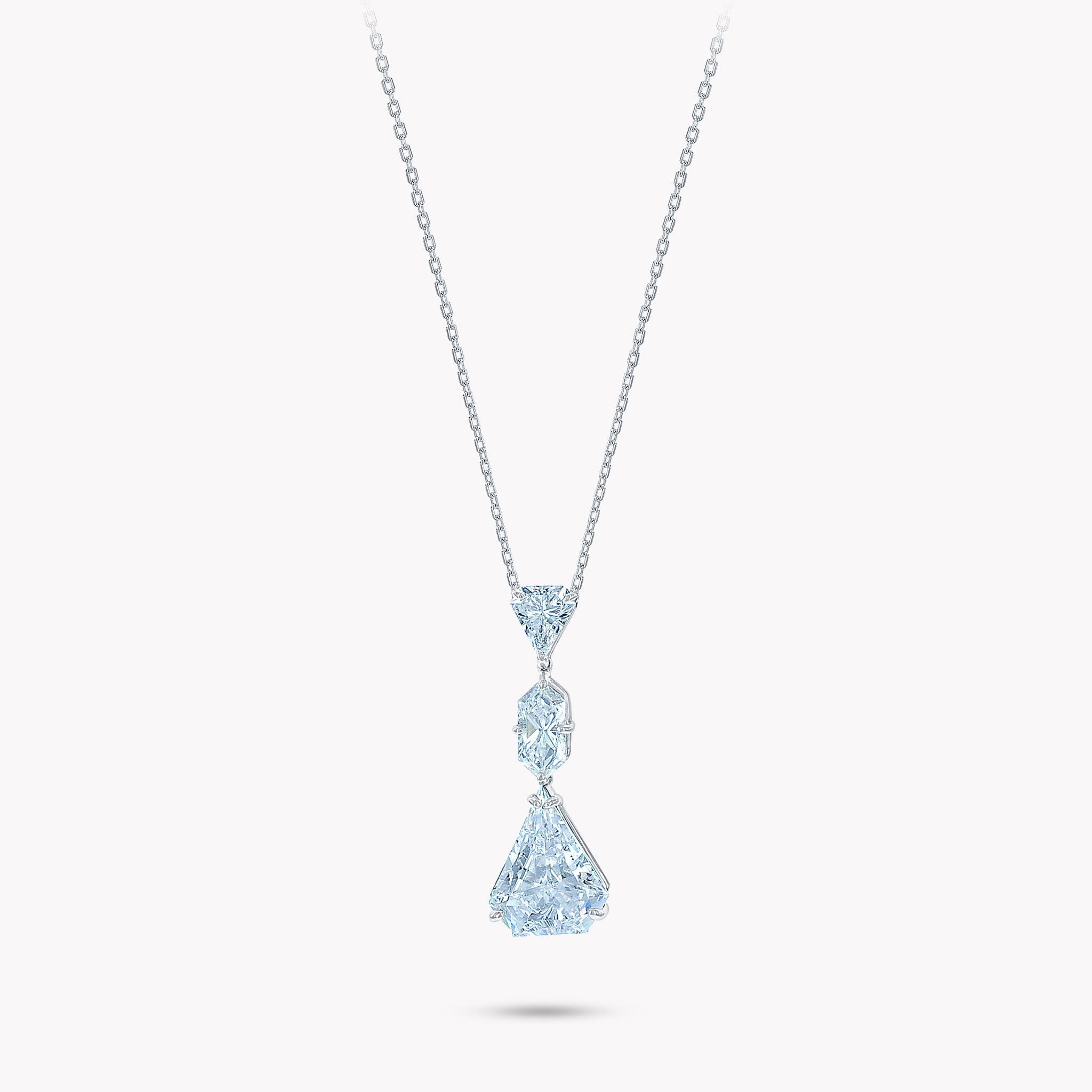 3 Stone Drop Pendant