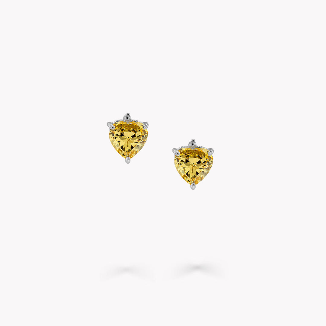 Heart Shape Stud Earrings