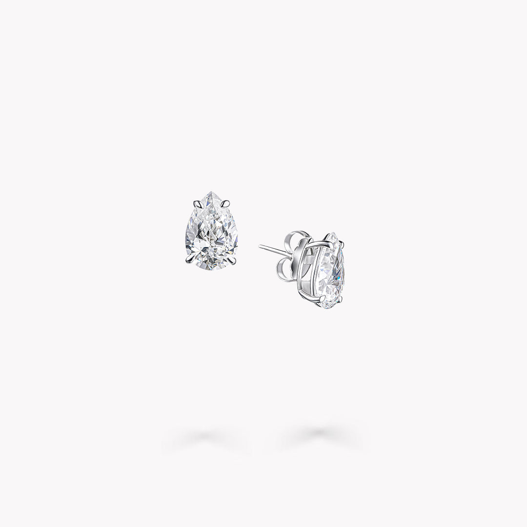 3 Prong Stud Earrings