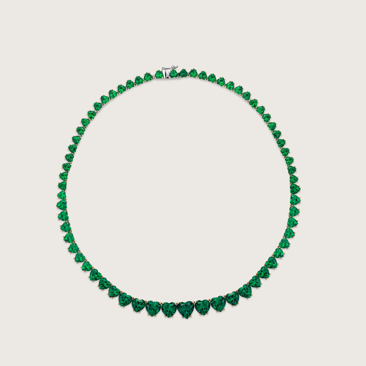 Emerald Heart Choker