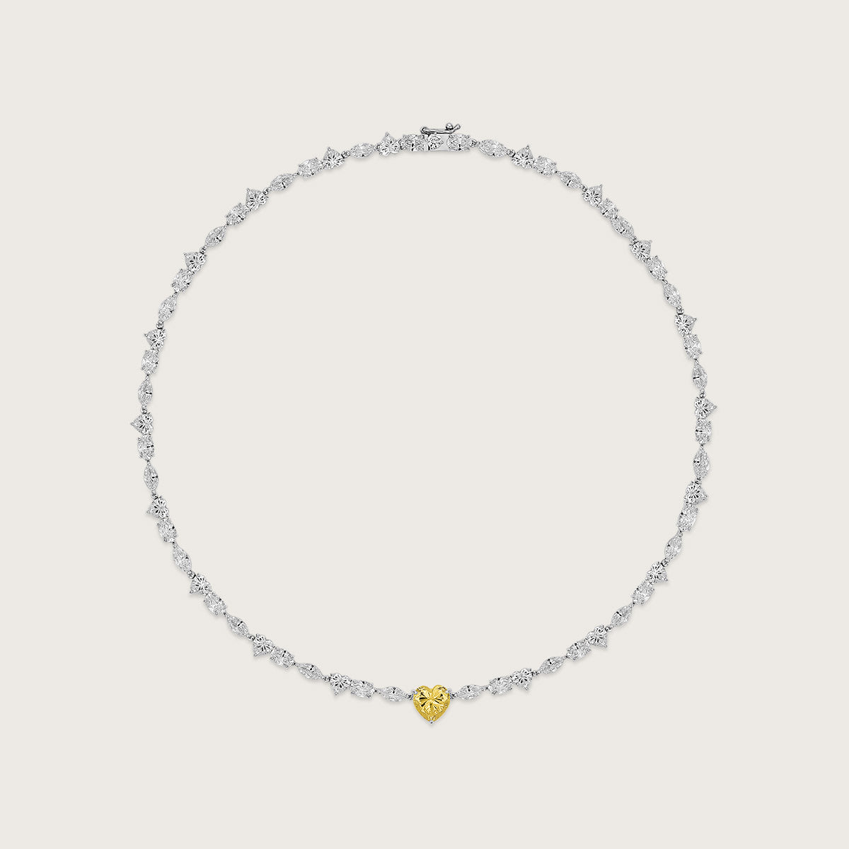 Heart & Marquise Radiance Necklace
