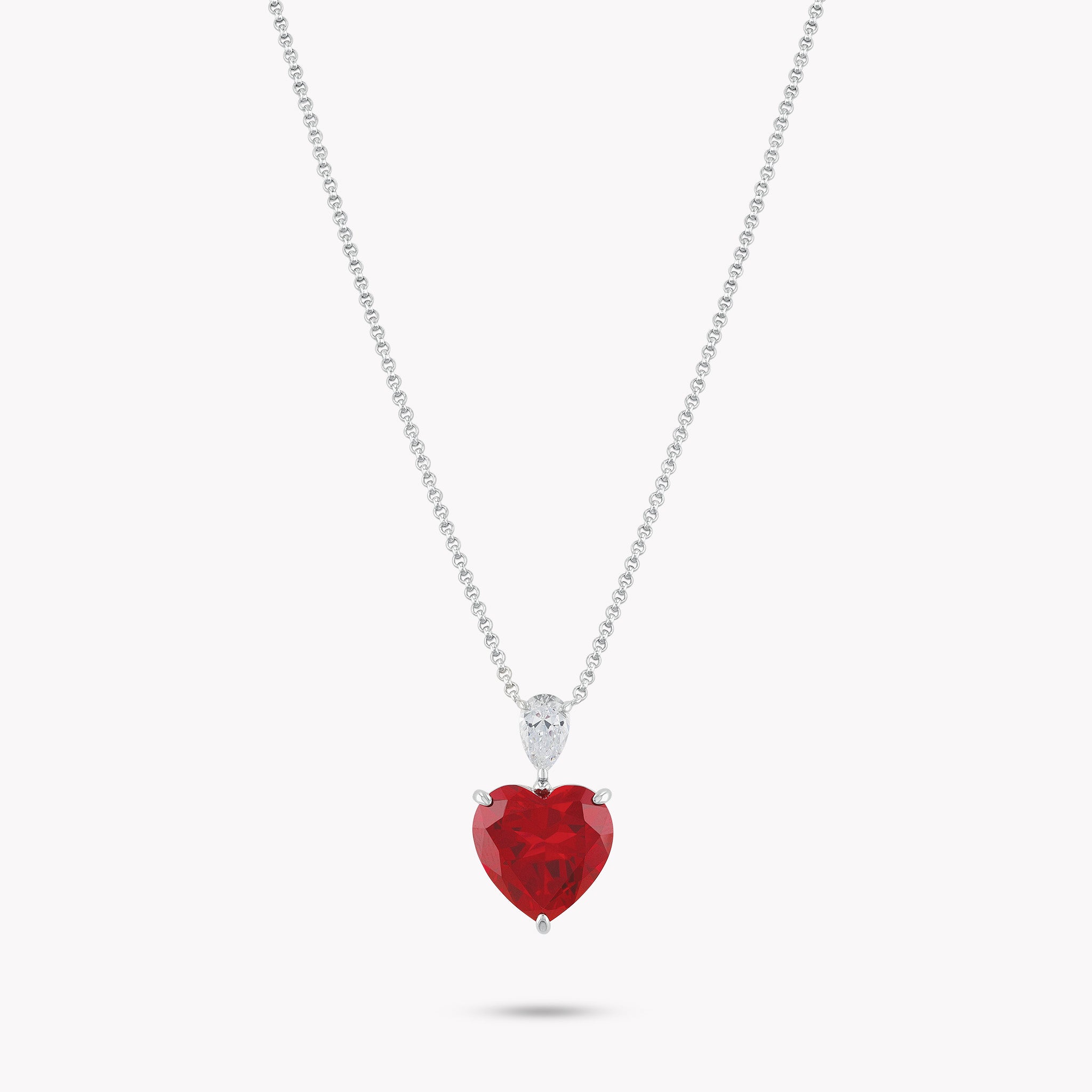 2 Stone Drop Pendant