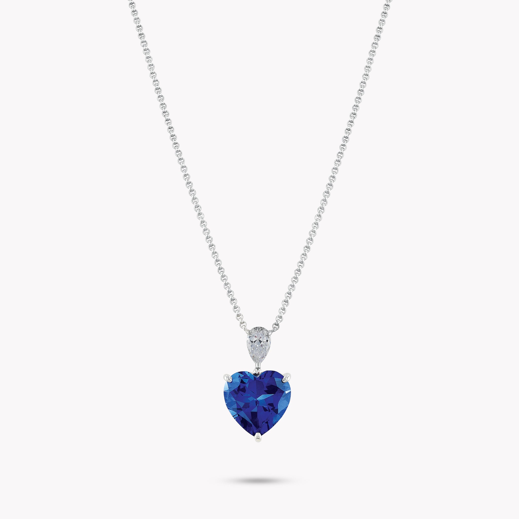 2 Stone Drop Pendant