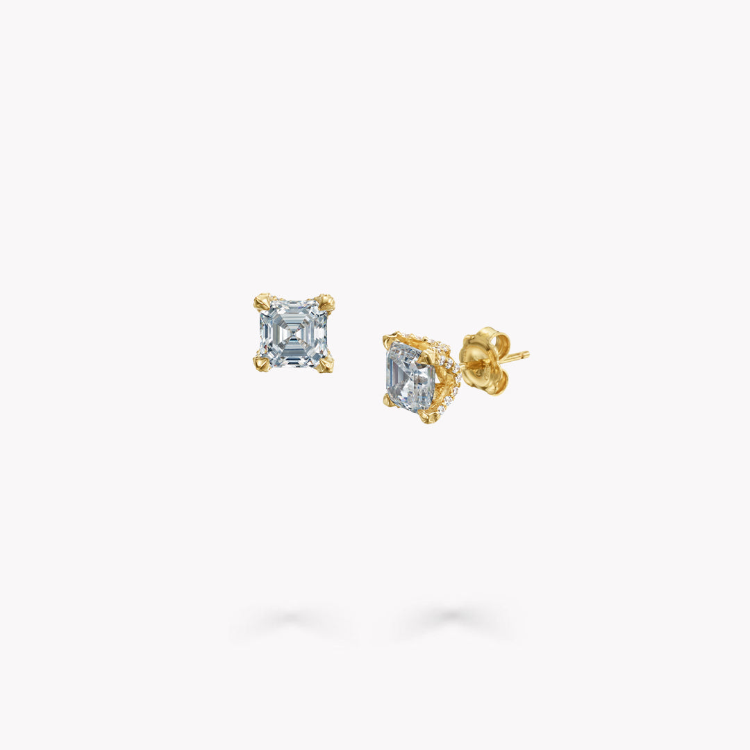 Pave Stud Earrings