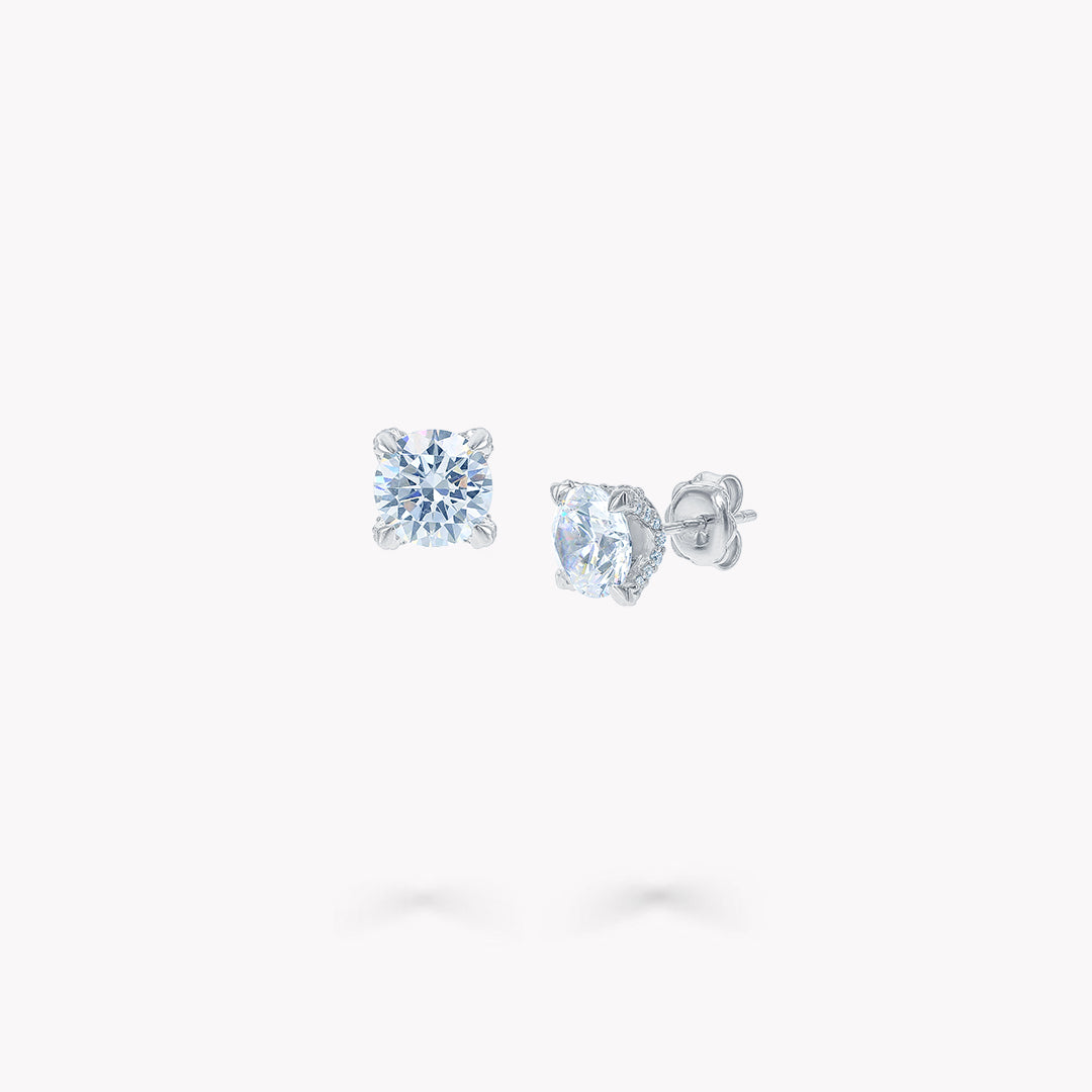 Pave Stud Earrings