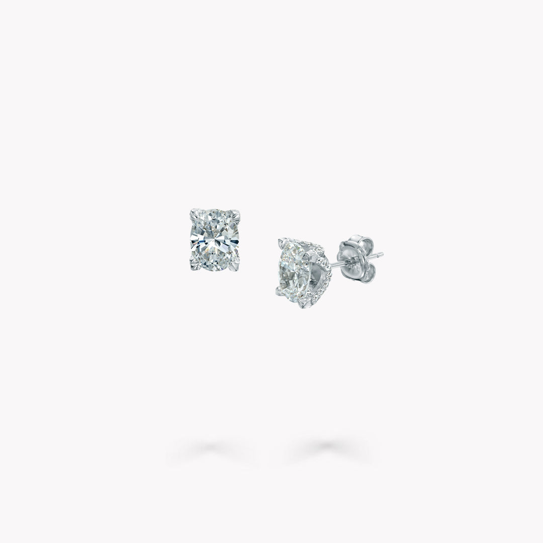 Pave Stud Earrings