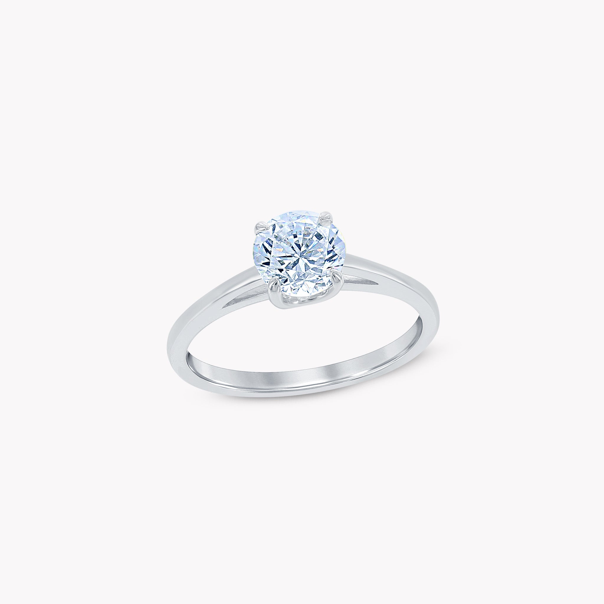 4 Prong Solitaire Ring