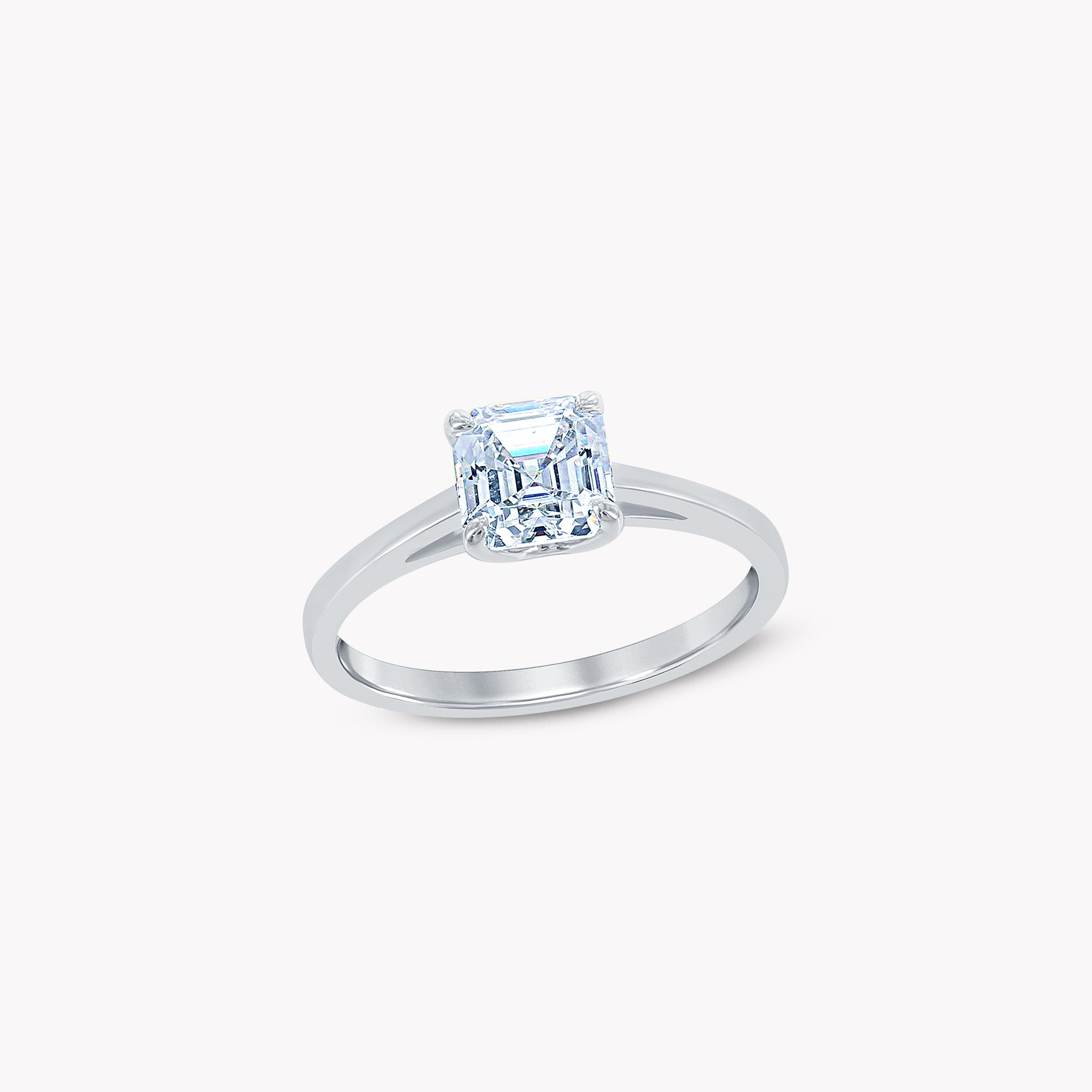4 Prong Solitaire Ring