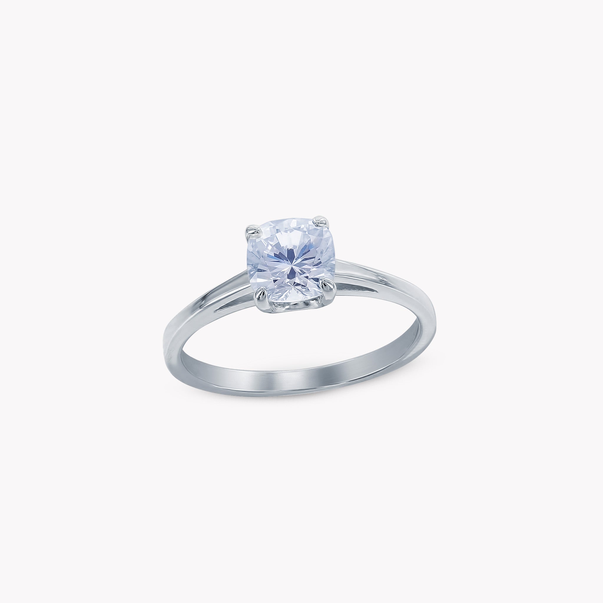 4 Prong Solitaire Ring