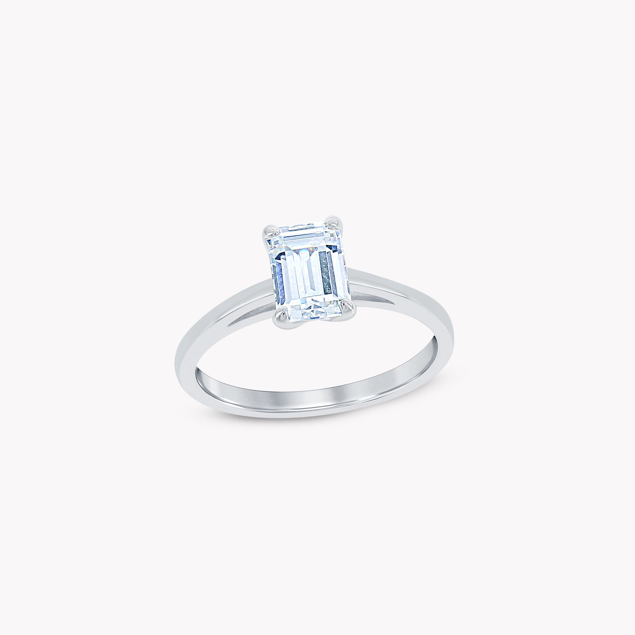 4 Prong Solitaire Ring