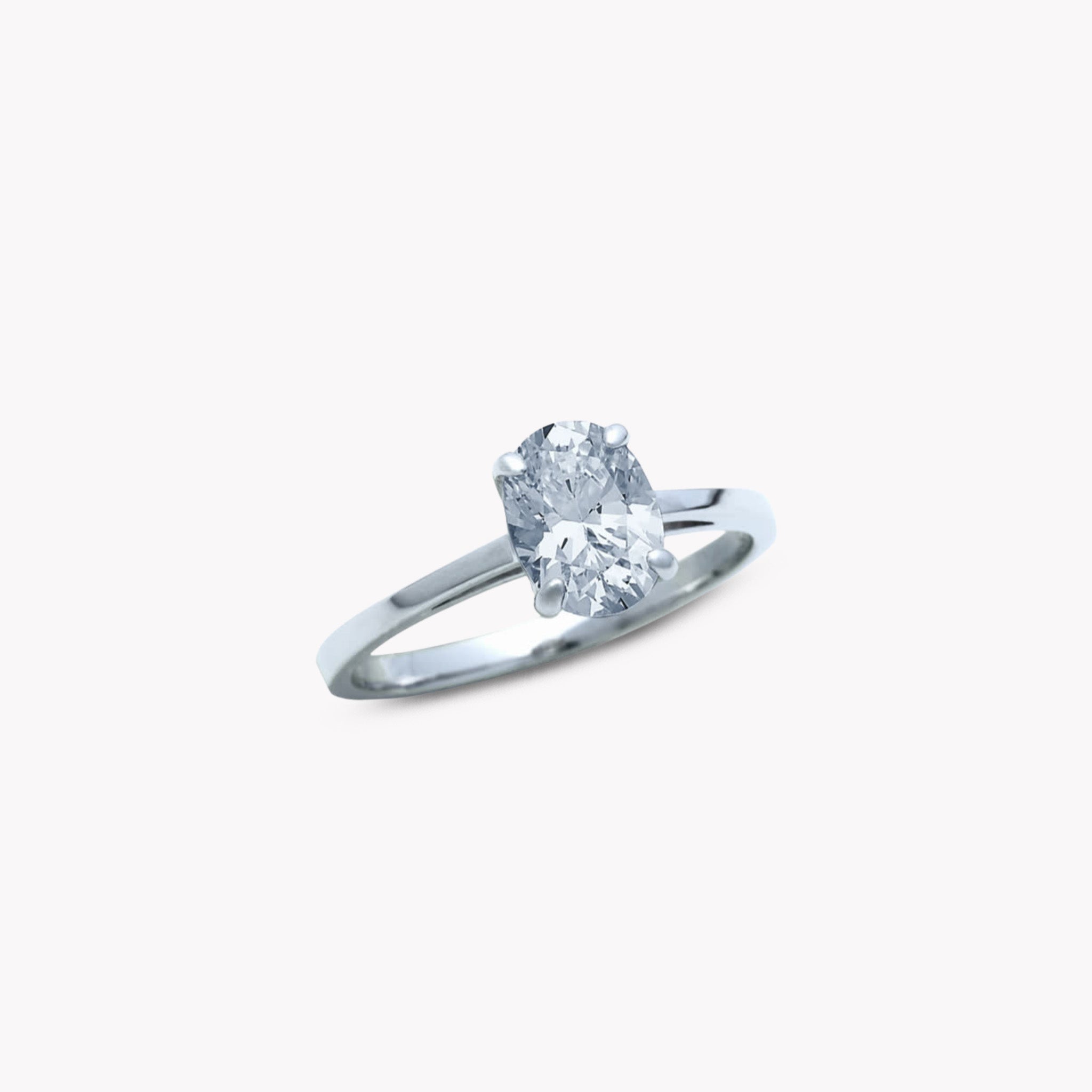 4 Prong Solitaire Ring