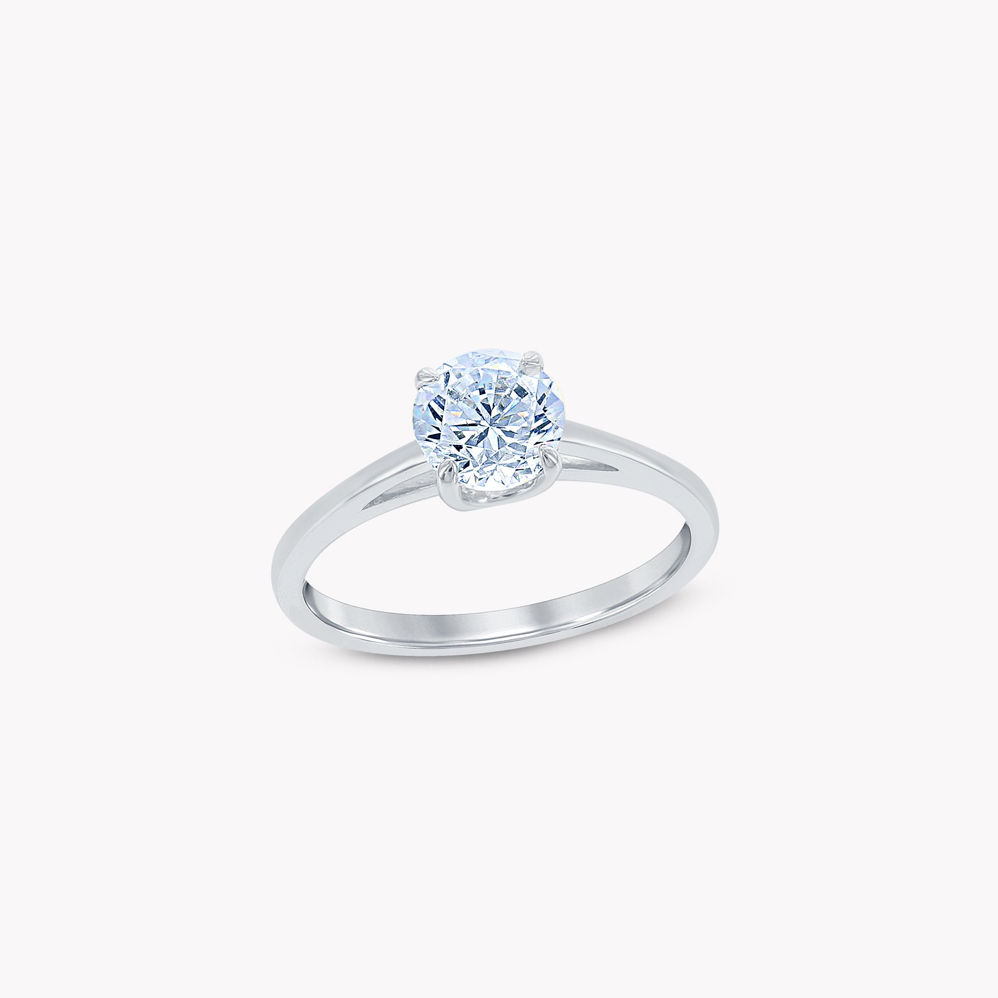 4 Prong Solitaire Ring