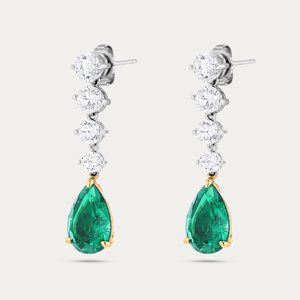 Sculpted Pear Earrings