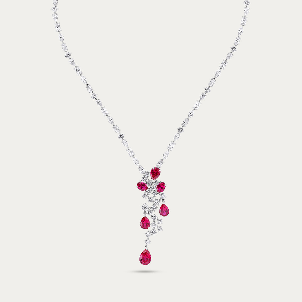 Ruby Statement Necklace