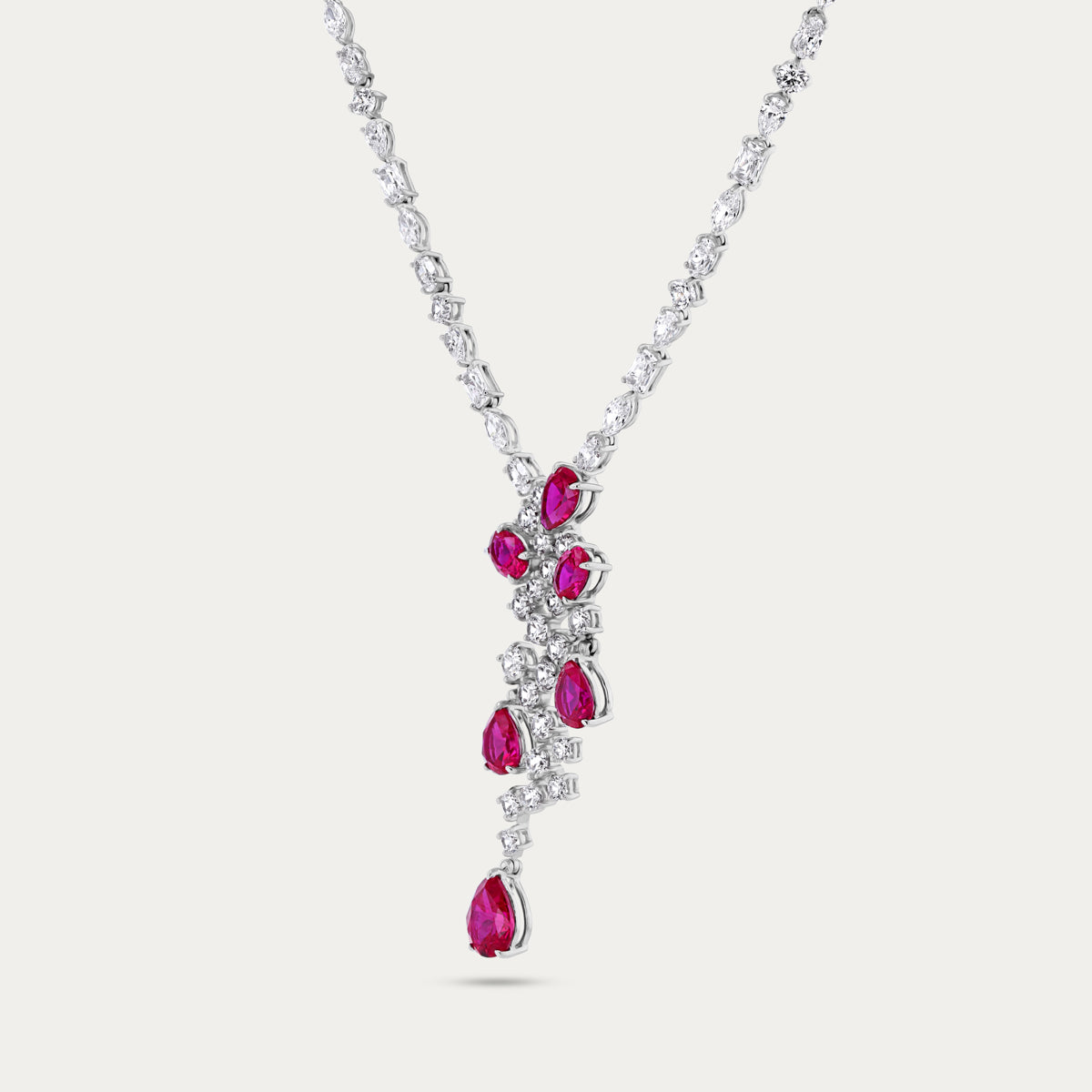 Ruby Statement Necklace