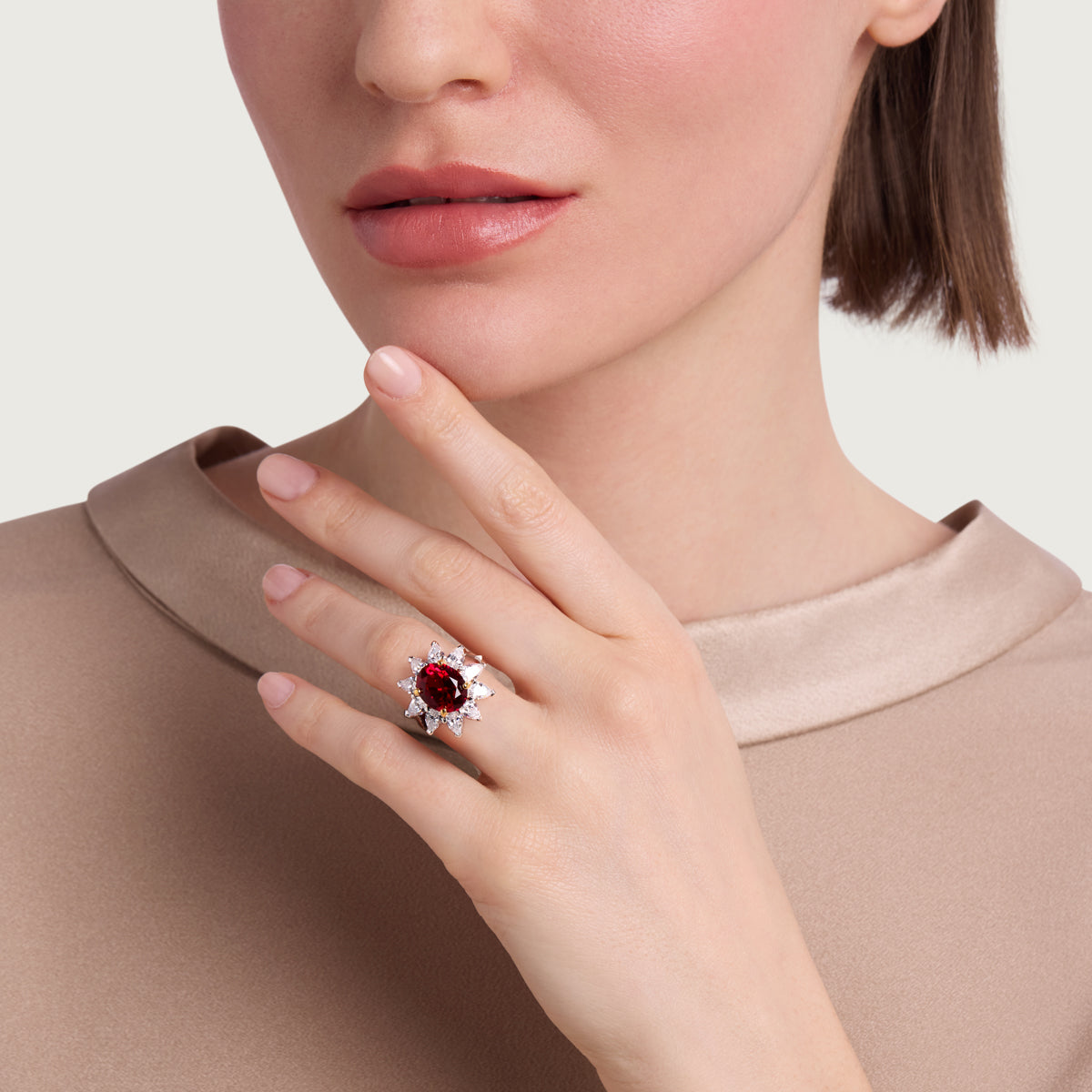 Ruby Radiance Ring