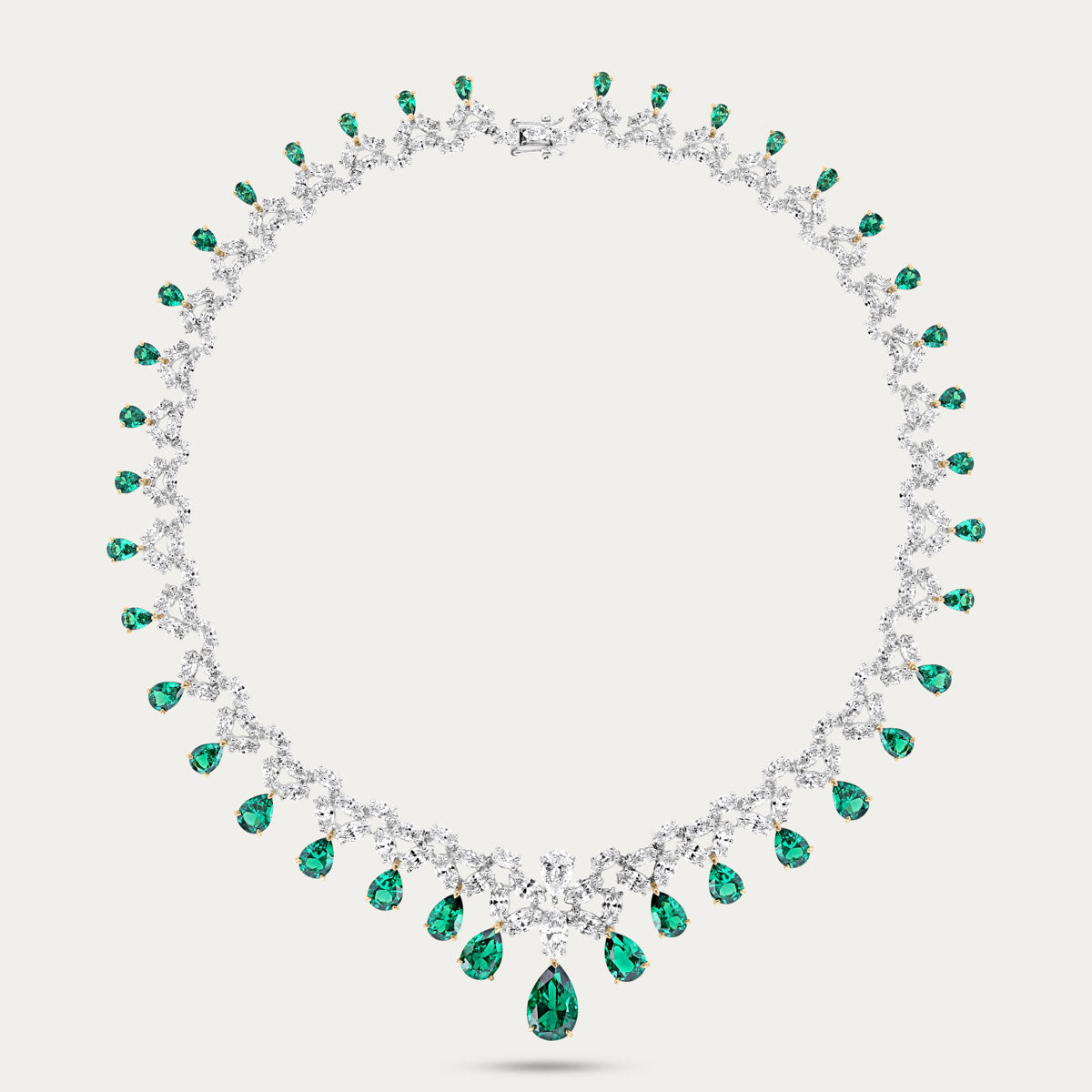 Pear & Marquise Necklace