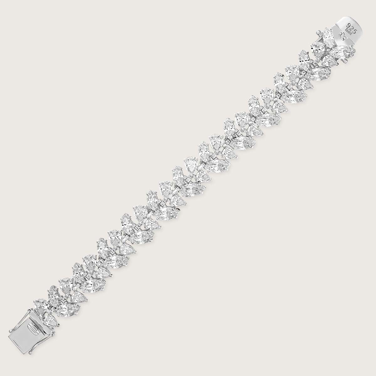 Sparkling Leaf Bracelet