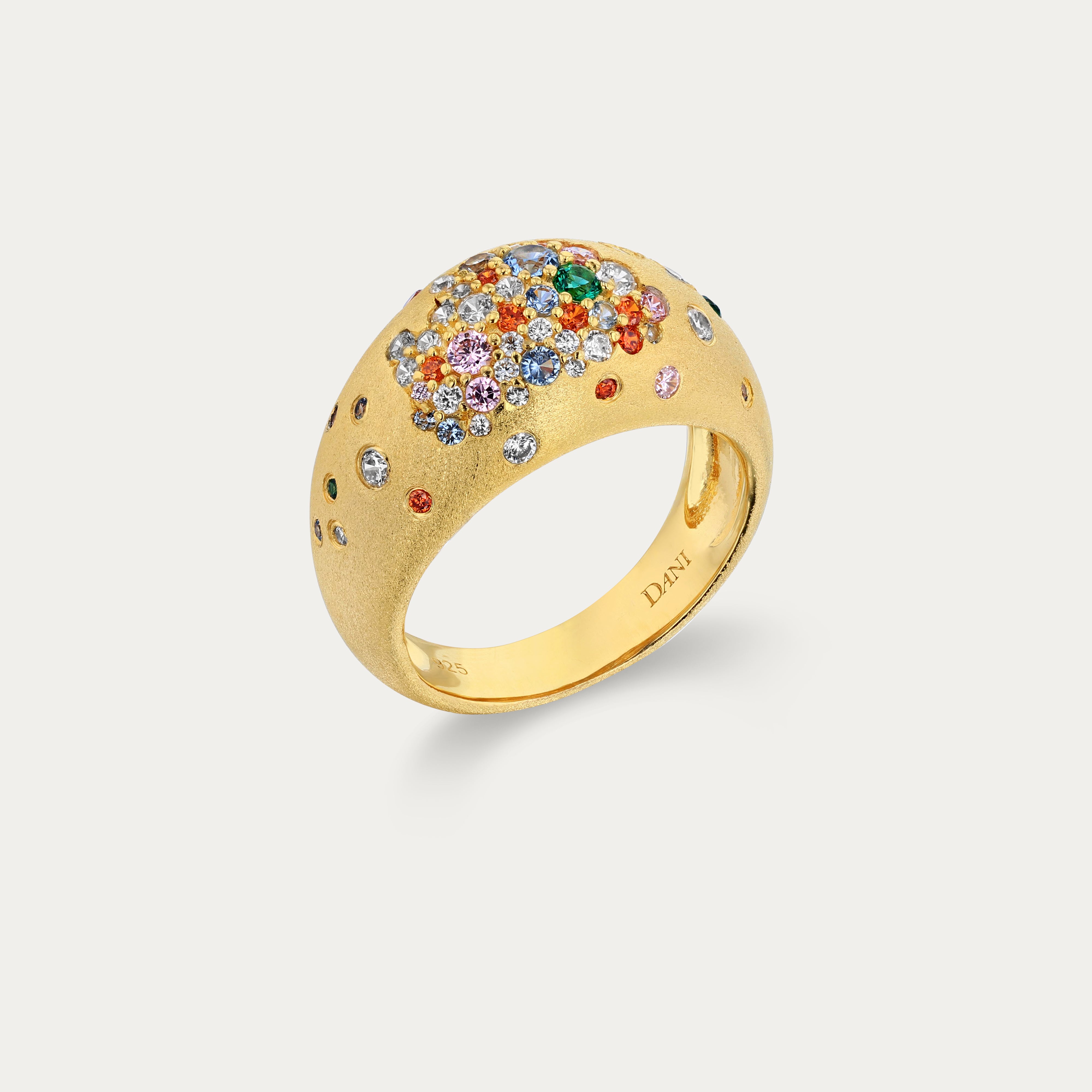 Confetti Glow Dome Ring