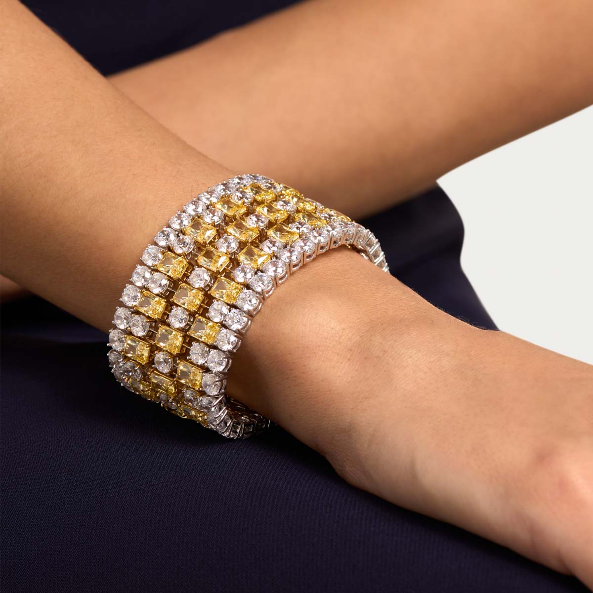 Emerald Cut Brilliance Bracelet