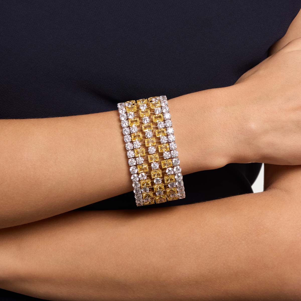 Emerald Cut Brilliance Bracelet