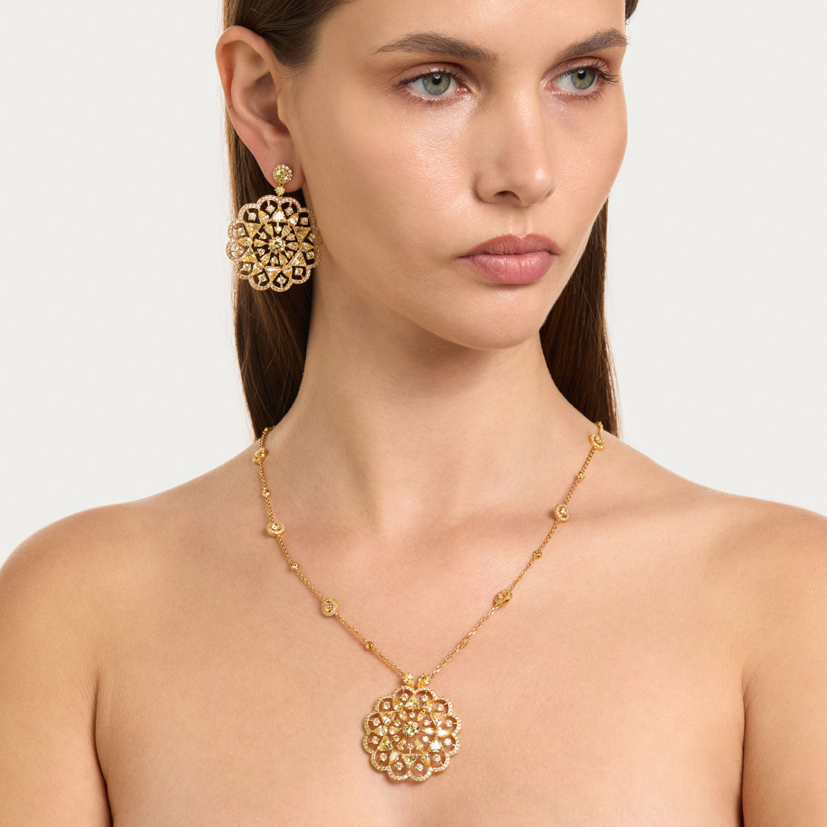 Golden Glow Canary Necklace