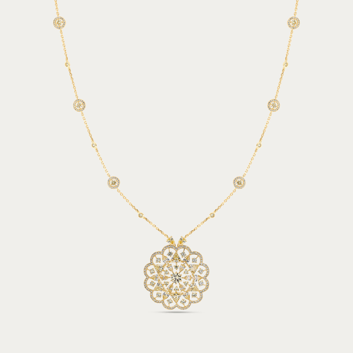 Golden Glow Canary Necklace