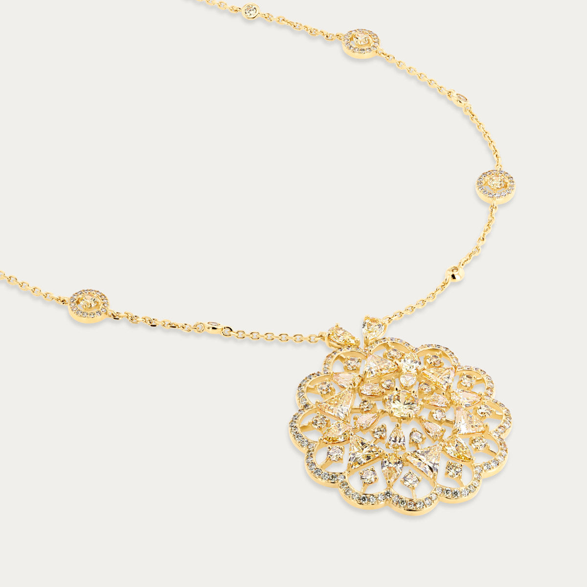 Golden Glow Canary Necklace
