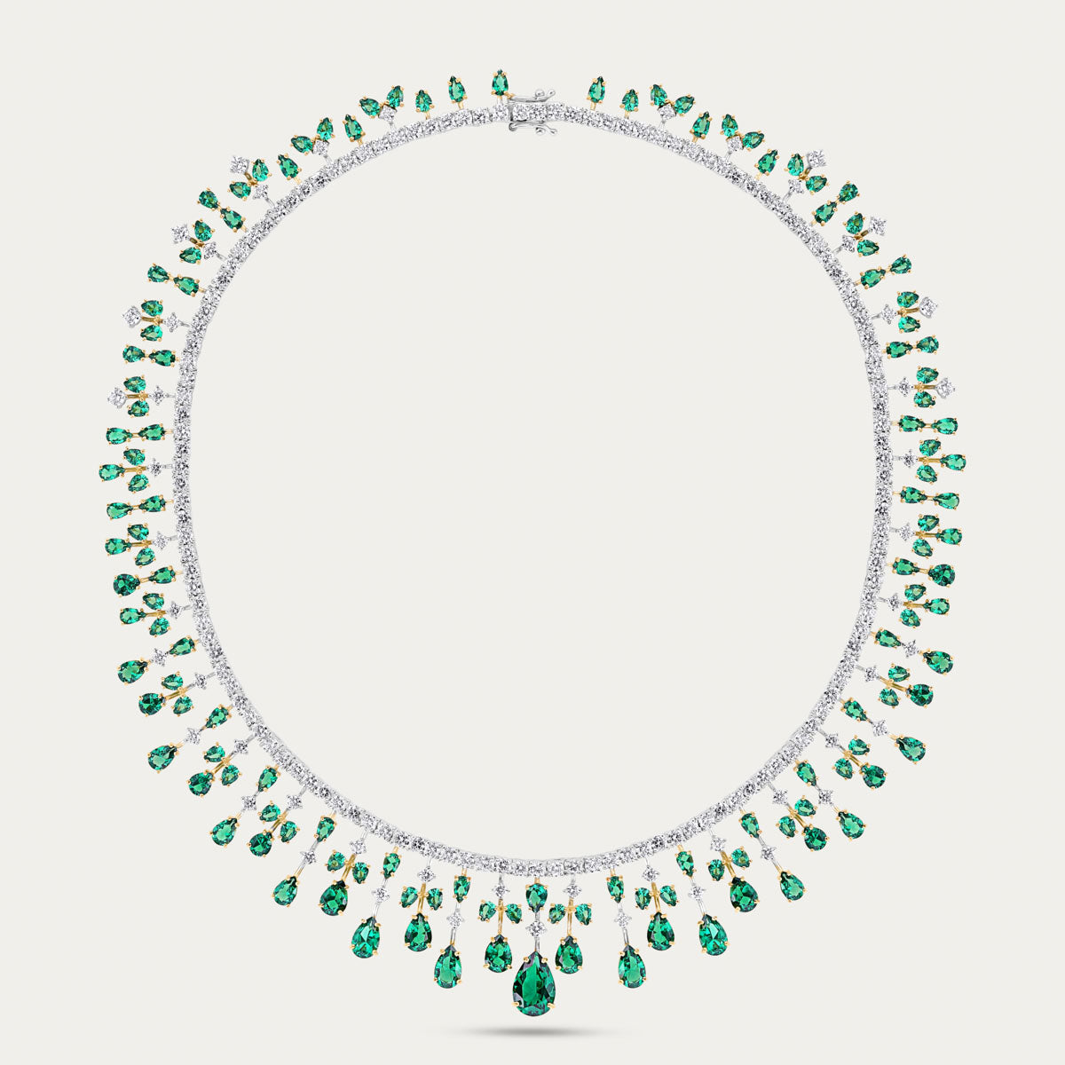 Emerald Teardrop Necklace