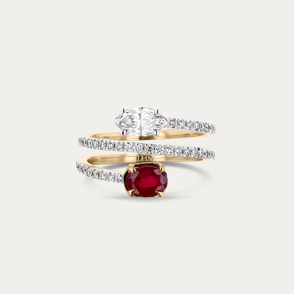Signature Pear Lab Grown Diamond Ring