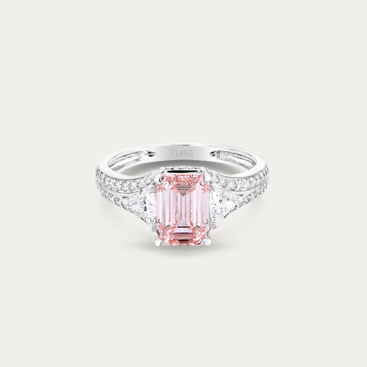 Timeless Emerald Lab Grown Diamond Ring