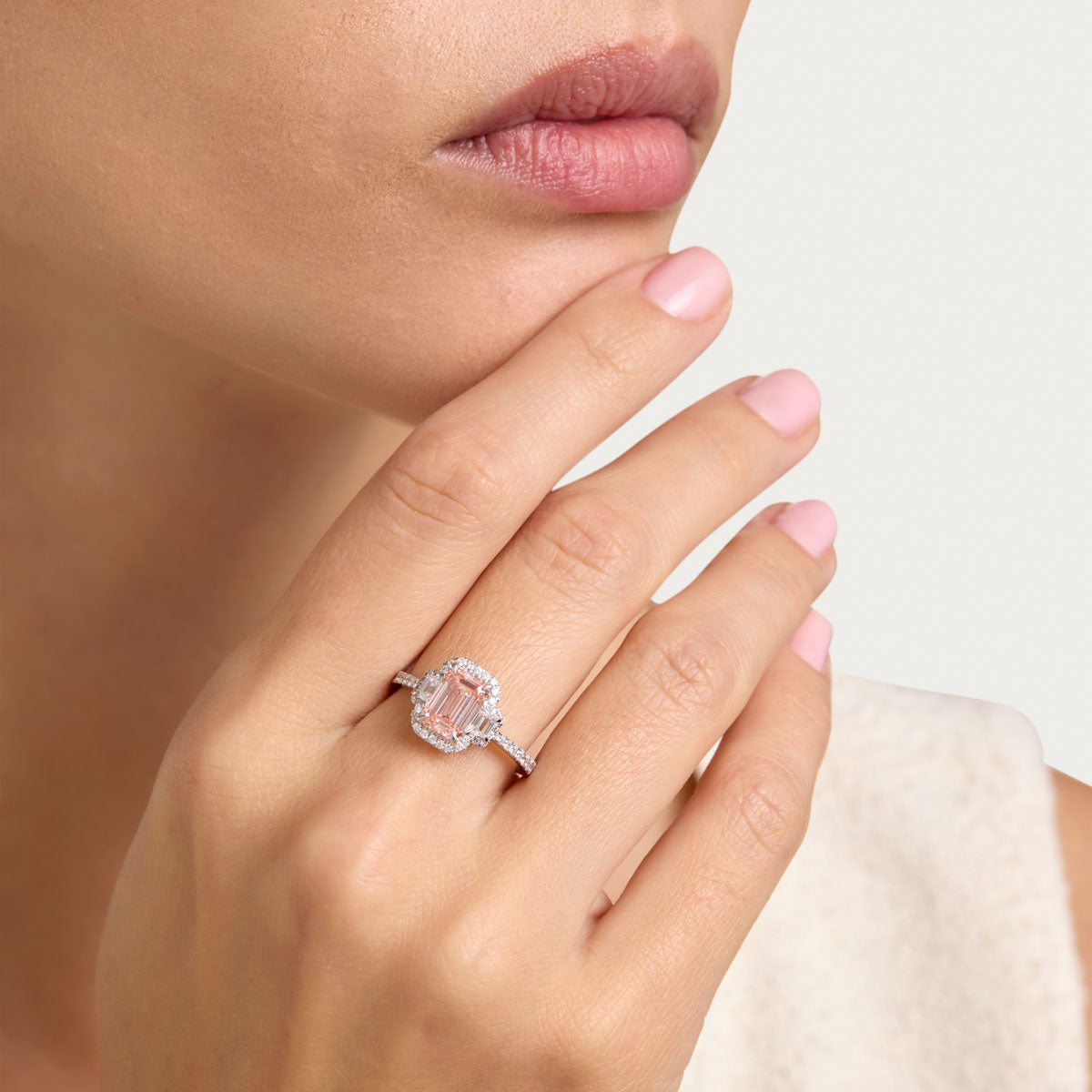 Sleek Solitaire Lab Grown Diamond Ring