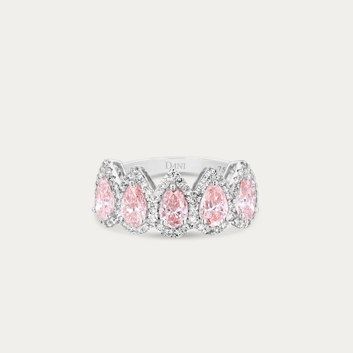 Pear Elegance Lab Grown Diamond Band