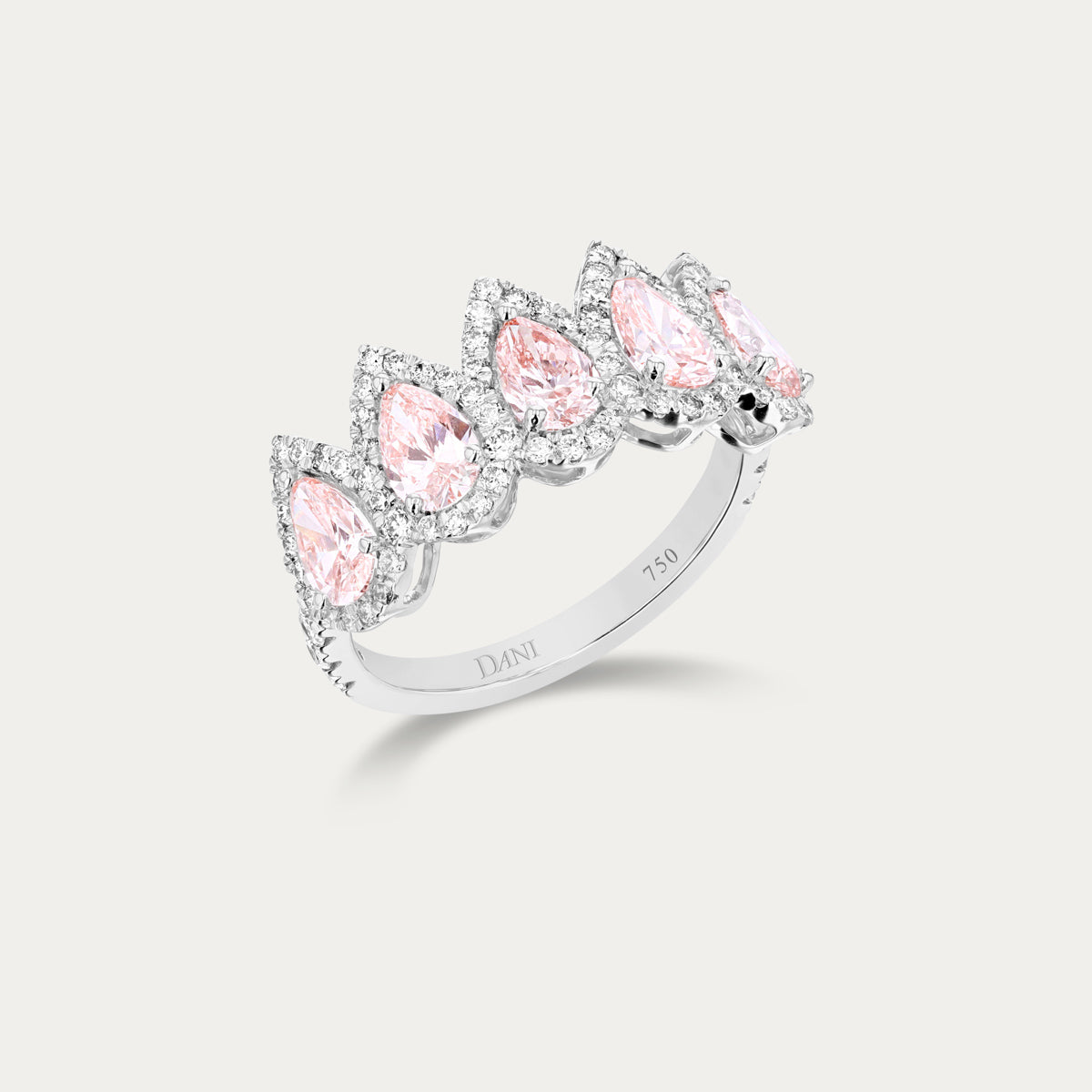 Pear Elegance Lab Grown Diamond Band