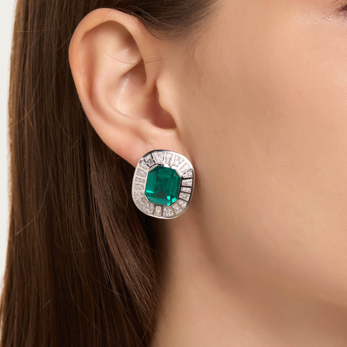 Emerald Elegance Drop Earrings