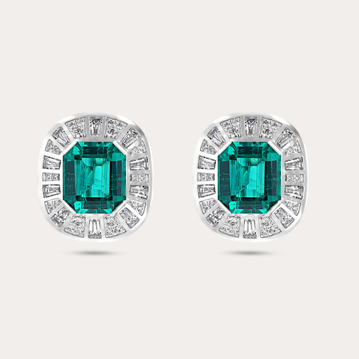 Emerald Elegance Drop Earrings