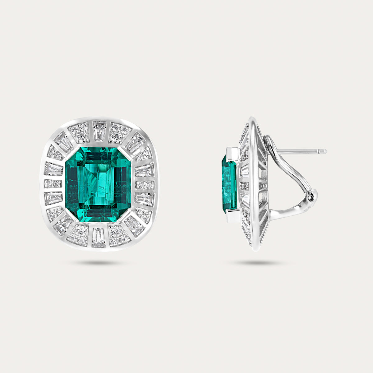 Emerald Elegance Drop Earrings