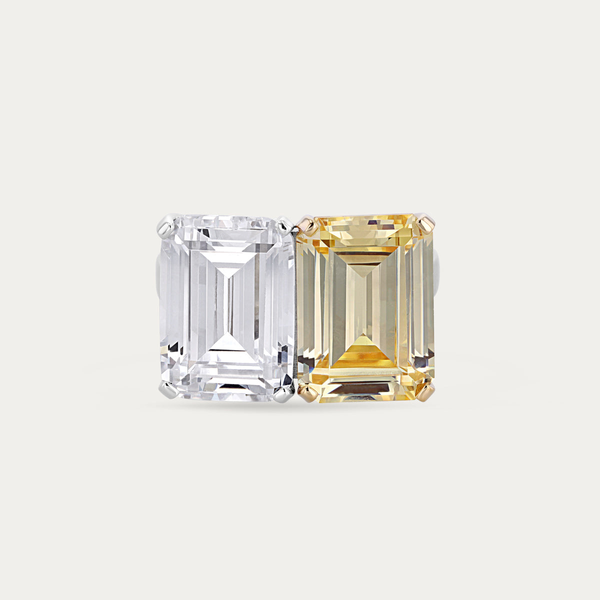 Bold Two-Tone Ring