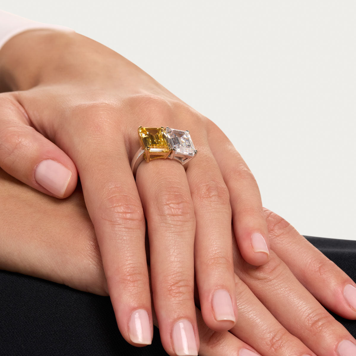 Bold Two-Tone Ring