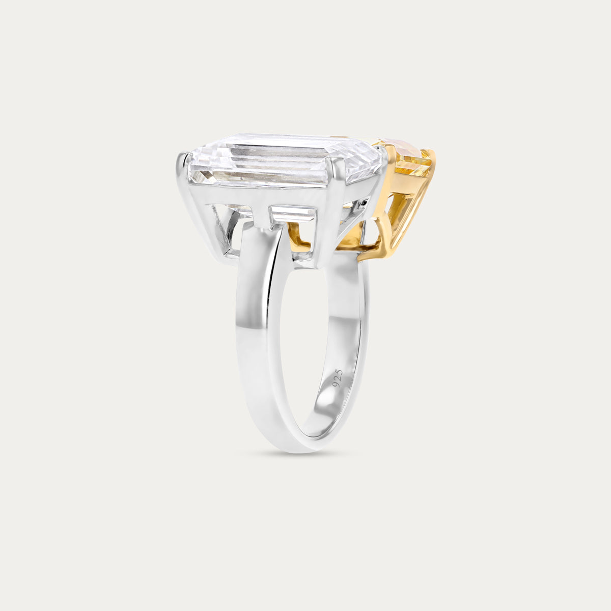 Bold Two-Tone Ring