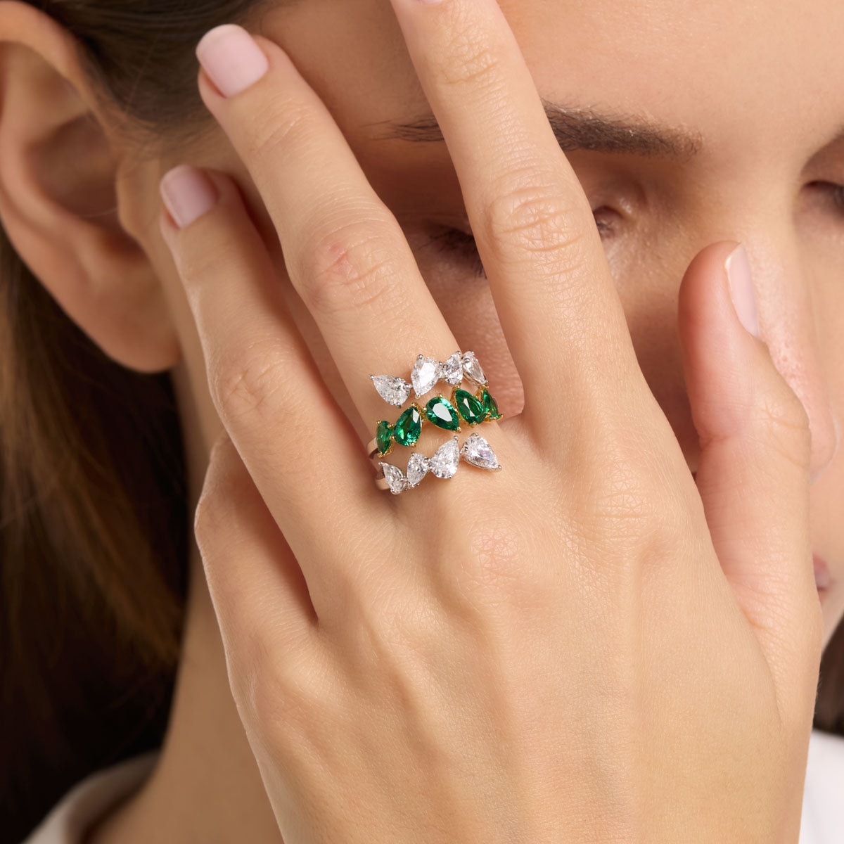Marquise Leaf Ring