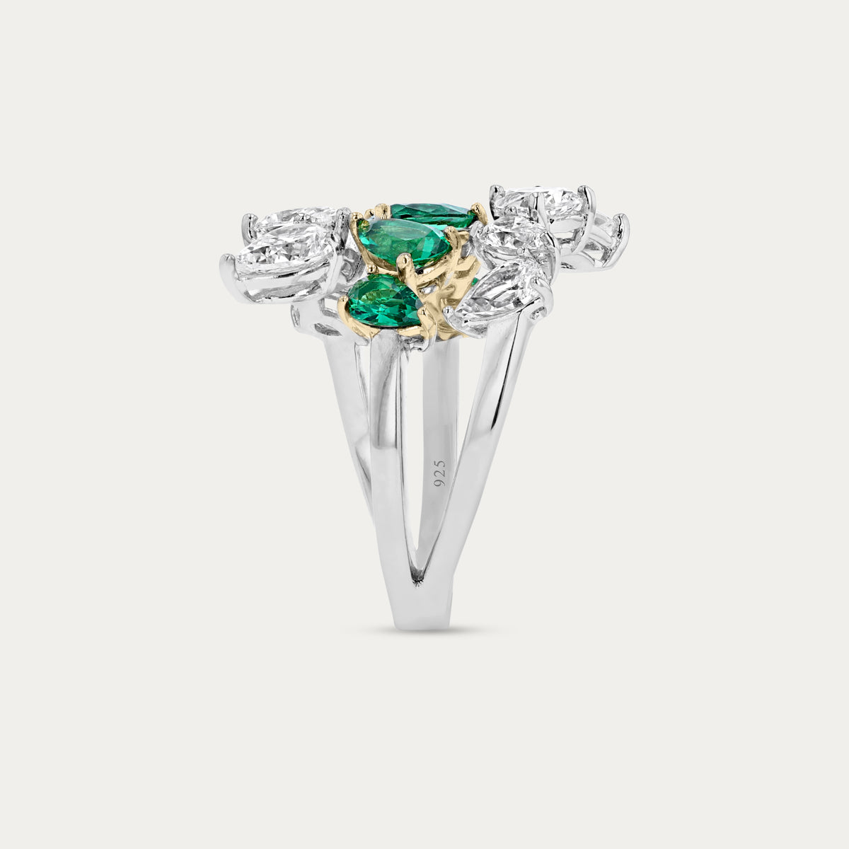 Marquise Leaf Ring