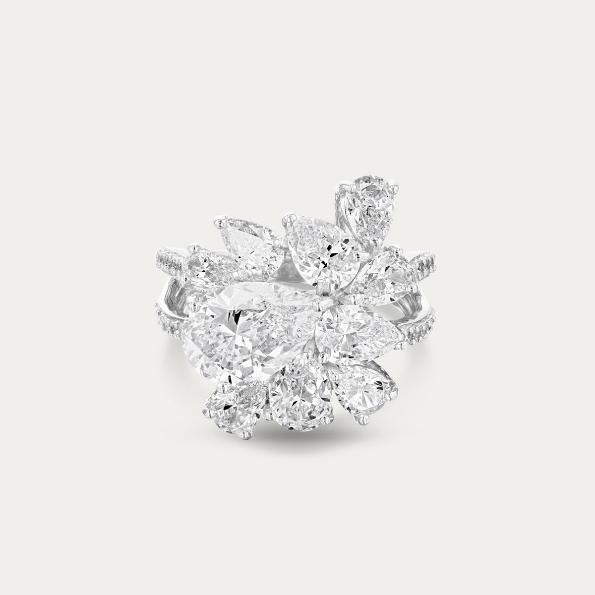Floral Cluster Ring