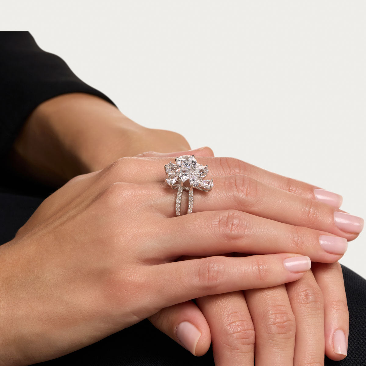 Floral Cluster Ring